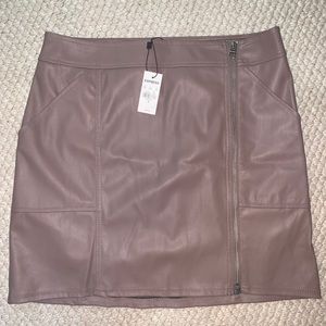 Express Pleather Miniskirt